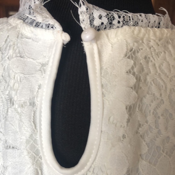 Beautiful White Lace SHEIN Curvy Dress plus size - Picture 9 of 17